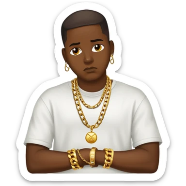 Sad Reggaeton Music Singer sticker