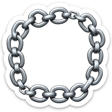 BROKEN chain sticker