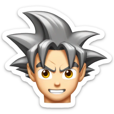 Goku from dragon ball z sticker