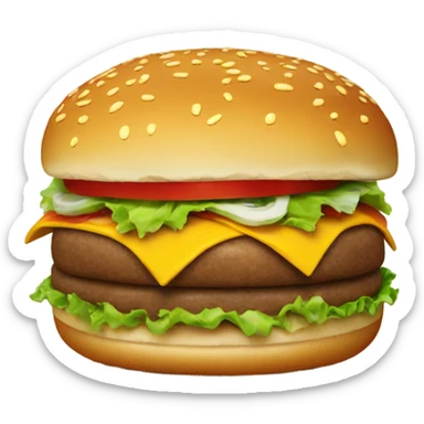 burger sticker