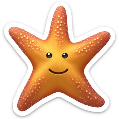 Starfish sticker