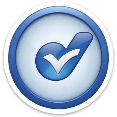 Facebook Verification blue tick sticker