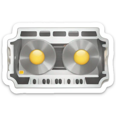 Music concert ticket  sticker