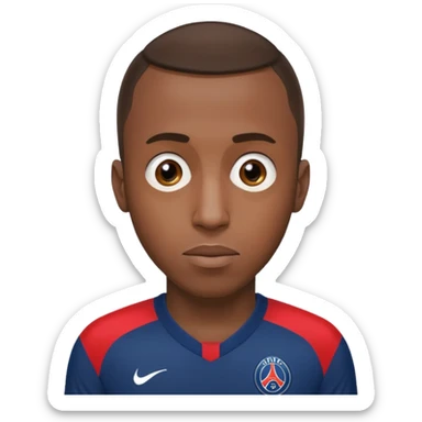 Matuidi's face neutral expression PSG jersey sticker