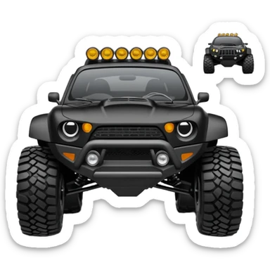 Coil Brawler (rally fighter with 4 headlights) sticker