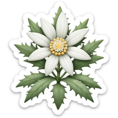 edelweiss realista sticker