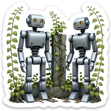 Anti artificial intelligence sticker