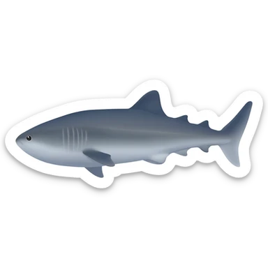 Whale shark sticker