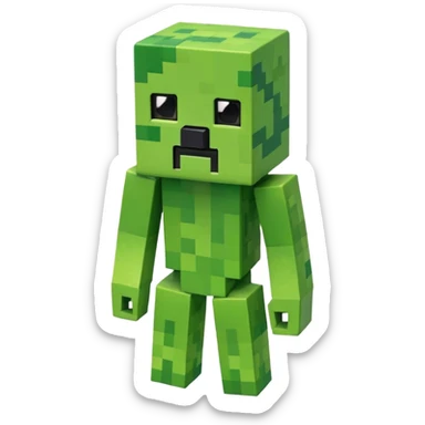 Minecraft creeper sticker