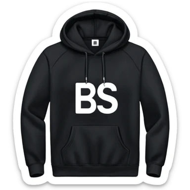 Add BST letters on hoodie sticker