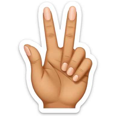 Emoji sacando el dedo sticker