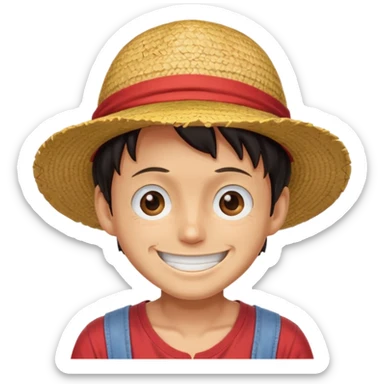 Luffy one piece  sticker