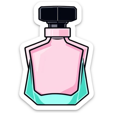 collectible vintage AVON perfume bottle shaped like a figurine sticker