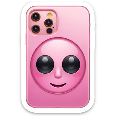 Pink iphone 12 pro max sticker