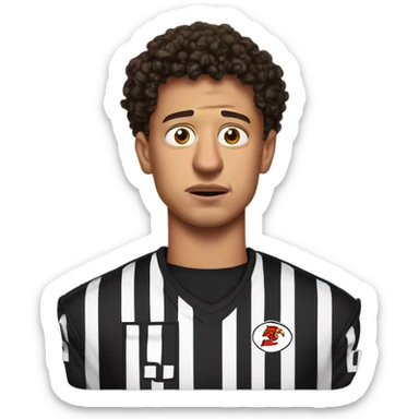 Patrick Mahomes crying to a referee  sticker