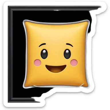 le même vidage qu'à gauche mais heureux sticker