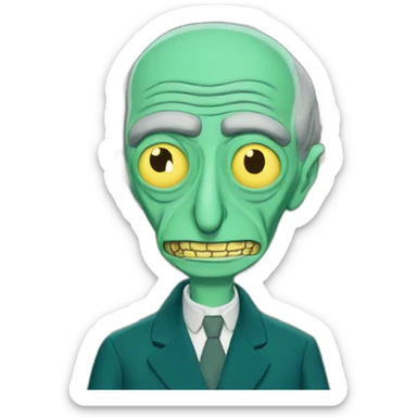 Mr burns sticker