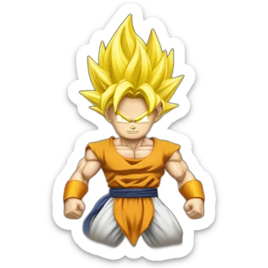 super Saiyan gad sticker