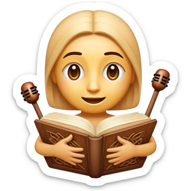 Cinematic Realistic Klapa Music Pop Culture Emoji, depicted with a soulful portrayal of traditional Croatian vocal music rendered with delicate textures and warm, cultural lighting. sticker