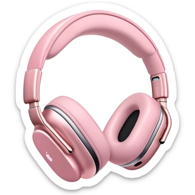 pink airpods max headphones sticker