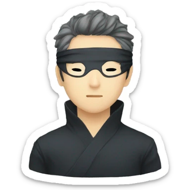 Satoru gojo blindfold sticker