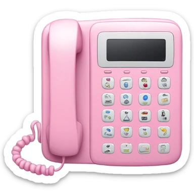 Pink phone sticker