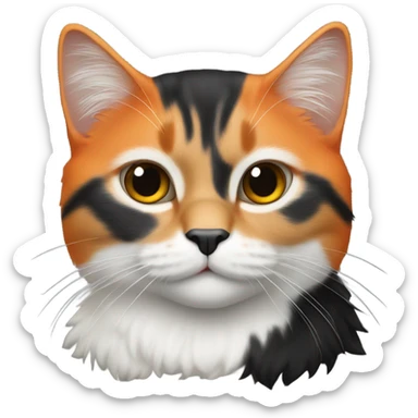 Gatita tricolor  sticker