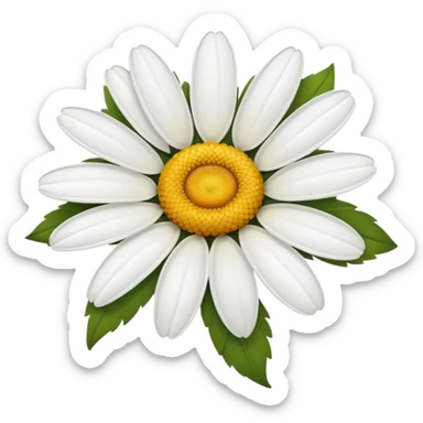daisy flower sticker