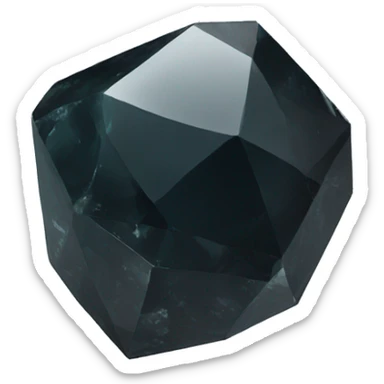 an onyx gem waving sticker
