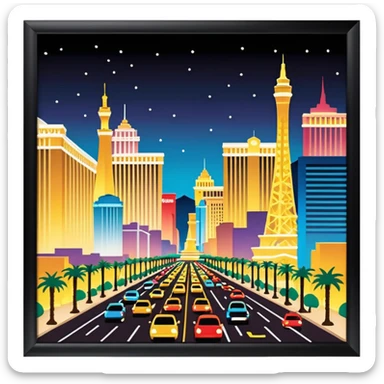 Las Vegas Strip sticker
