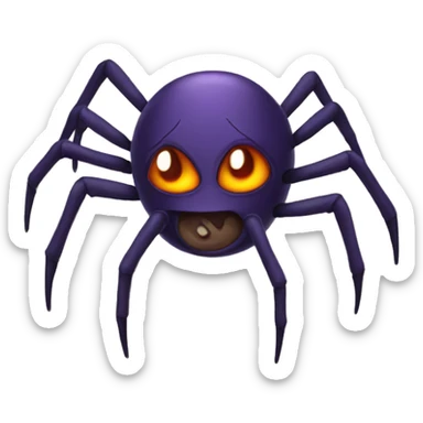 spider with witches sticker