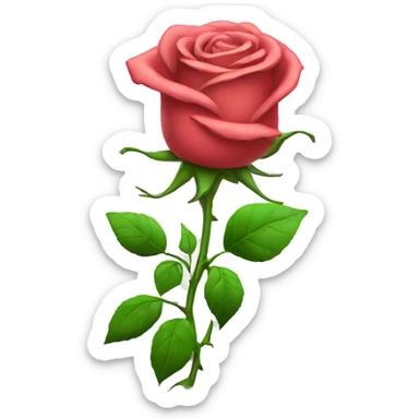 rose with electric volts sticker