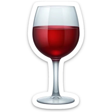 Wine dark color sticker