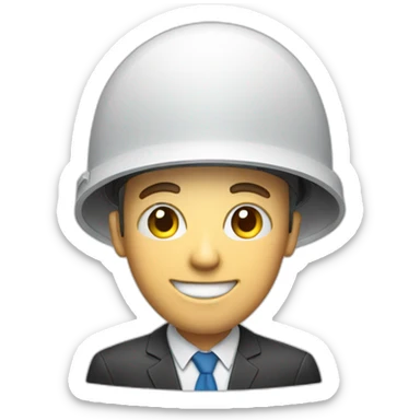 A Man With A CCTV On His Head, Laughing sticker