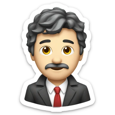 un leon experto en marketing digital  sticker