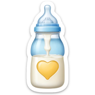 mamadera de bebe sticker