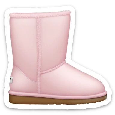 light pink uggs sticker