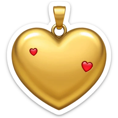 heart pendant sticker