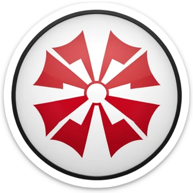 Umbrella coporation logo sticker