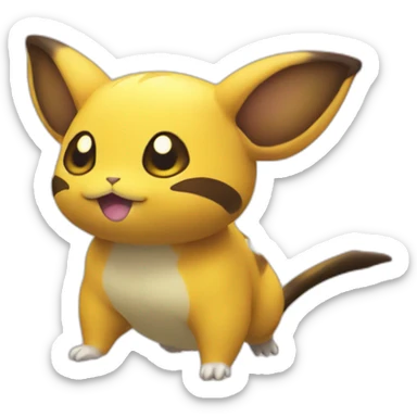 raichu sticker