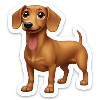 Weenie dog  sticker