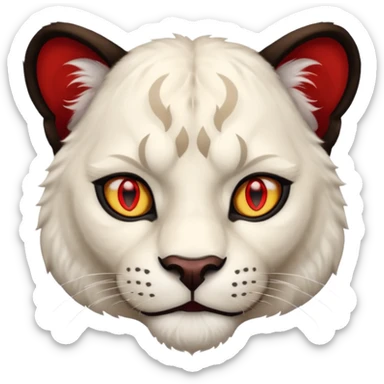 white panther emoji. As one would see on discord, that looks like Samuel Ayers from "The Smoke Room". make sure his eyes are red NO RED EARS sticker