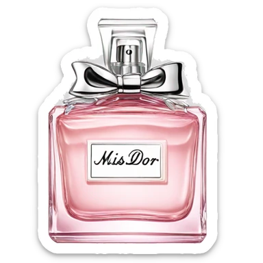 Miss dior perfume sticker