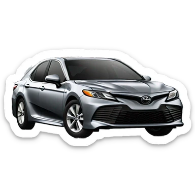 a grey 2022 toyota camry  sticker