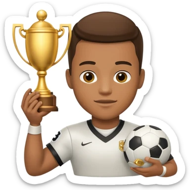 trophy football player  sticker