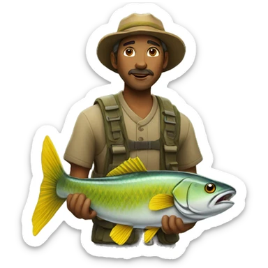 FISH HUNTER sticker