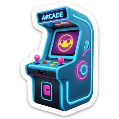 Vr arcade game sticker