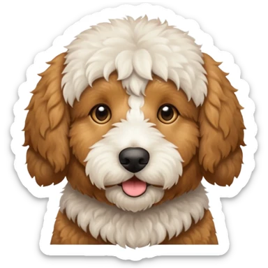 Golden doodle sticker