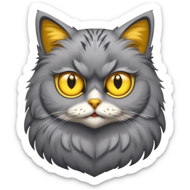 Buho gato sticker