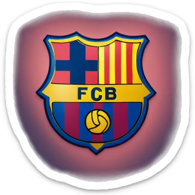 Escudo barça sticker